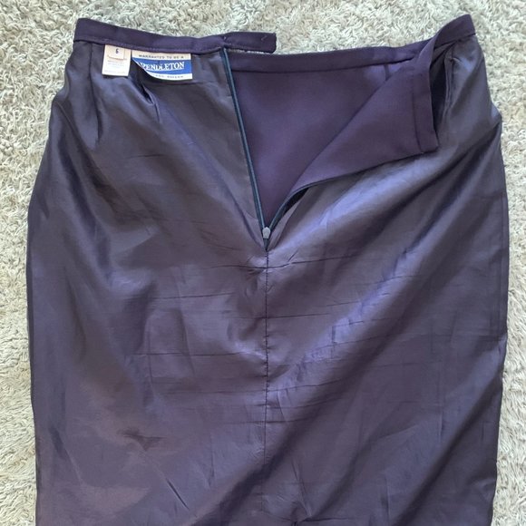 Cute Purple Pendleton Skirt. Size 6. Pendleton of Portland Oregon. Made in USA. - Picture 8 of 15